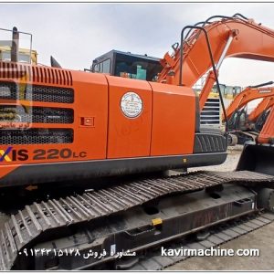 بیل مکانیکی هیتاچی 220 در شرکت کویر ماشین اسپادانا