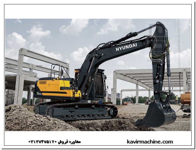 Hyundai excavator comparison with Komatsu