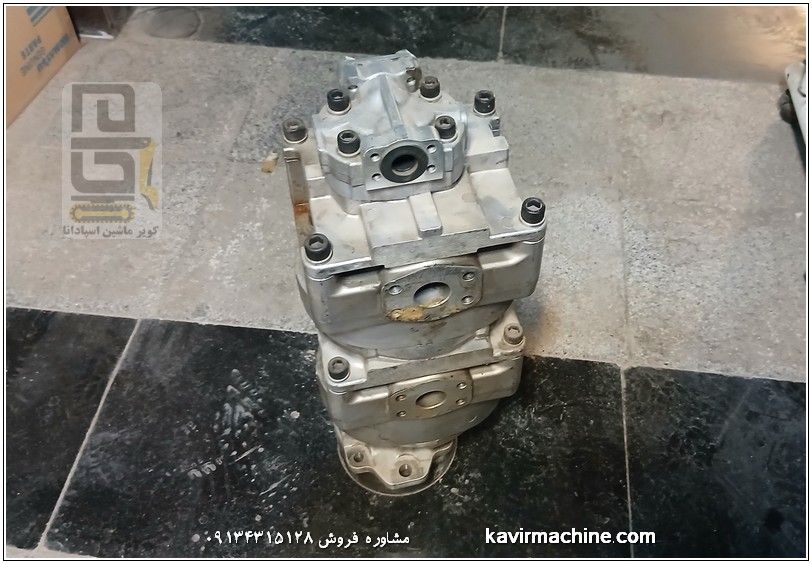 پمپ هیدرولیک سه طبقه دامپتراک 785 خط 7
شماره فنی پمپ هیدرولیک : 44090-56-705