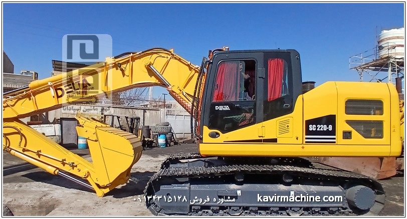 فروش بیل مکانیکی دلتا 220 صفر ، شرکت کویر ماشین اسپادانا