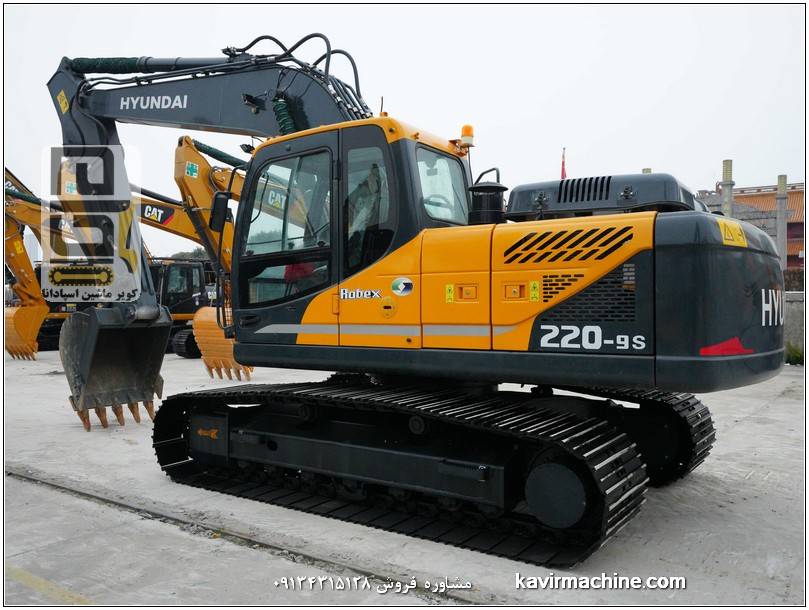  قیمت بیل مکانیکی هیوندای 220 خط 9