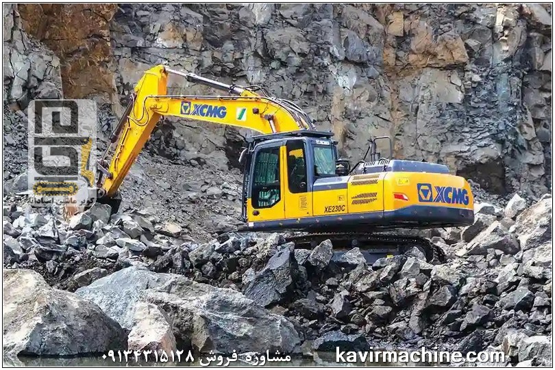 معرفی بیل مکانیکی XCMG XE230C ، قیمت بیل 230 XCMG