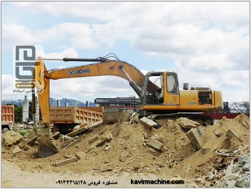 مصرف سوخت بیل مکانیکی XCMG XE230C