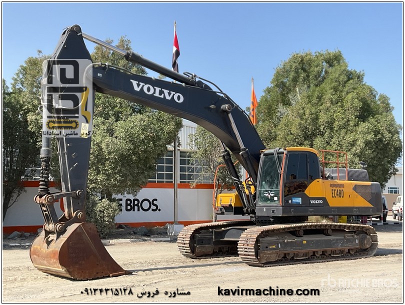 خرید بیل مکانیکی ولوو EC480 کارکرده