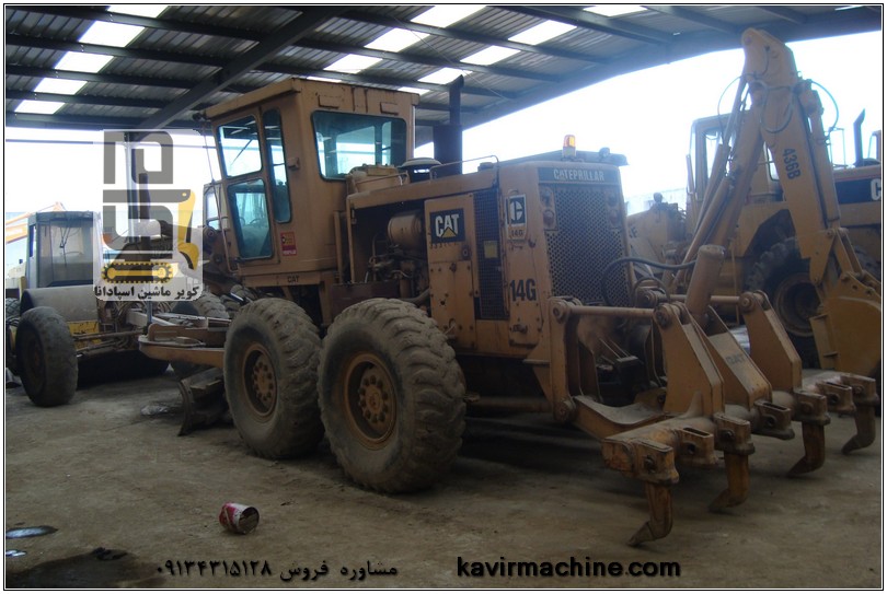 گریدر کاترپیلار 14G؛ بررسی، کاربرد و راهنمای خرید گریدر Cat 14G 10 عرض تیغه گریدر کاترپیلار 14G